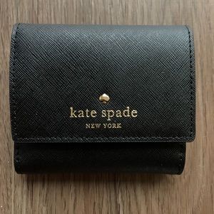 NWT Kate Spade "Cedar Street Tavi" Black Wallet